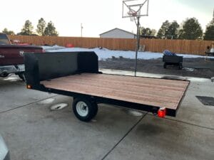 Grasons Estate Sale Services trailer ready for a Treasures of Giving charity pickup